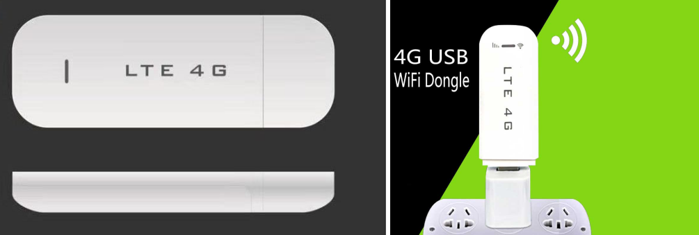 Getspeed F26 4G LTE Dongle USB Network Adapter Portable Pocket Travel WiFi Hotspot, USB Modem for Sharing(with WiFi Function)