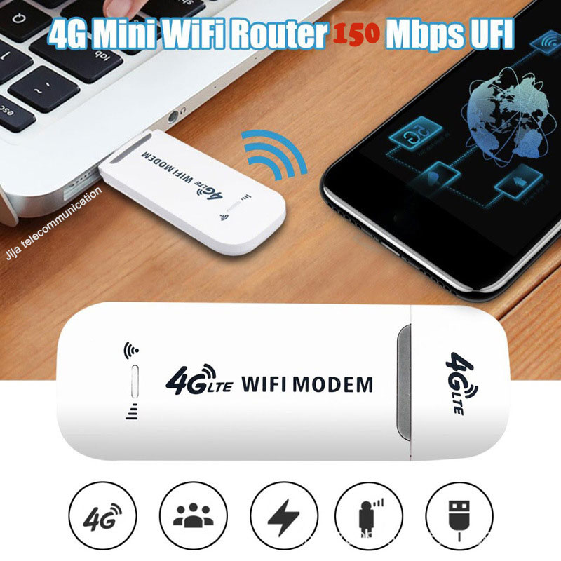 Getspeed F26L 4G LTE USB Modem Dongle Router with WiFi Hotspot, 4G Modem Wireless WiFi Hotspot Router Dongle with SIM Card Slot Unlocked